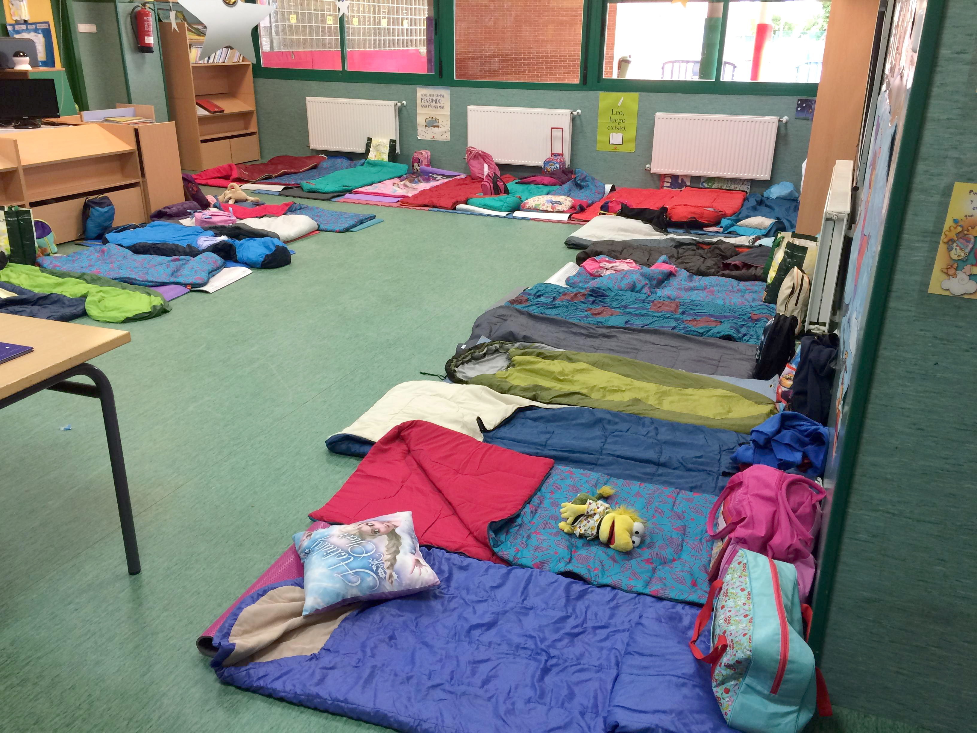 Noche de Sacos, Todo ordenado para el descanso